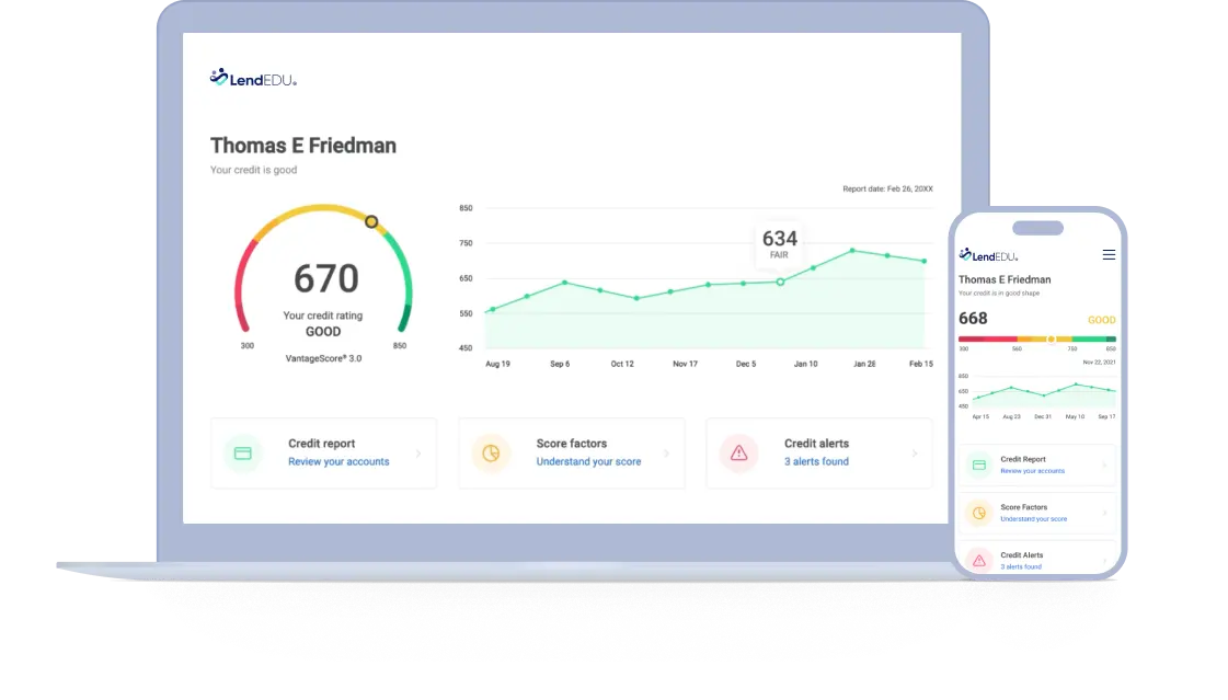 Illustration of a dashboard in desktop and mobile