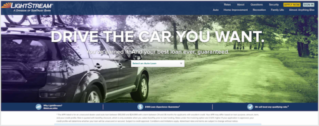 LightStream Auto Loan Review