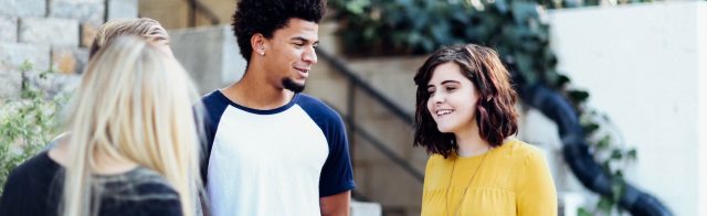 Group of people talking