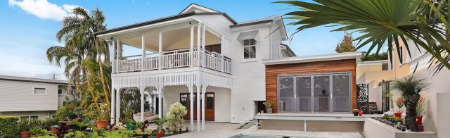 A house on a sunny day