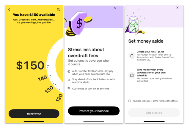 Inside the Earnin app