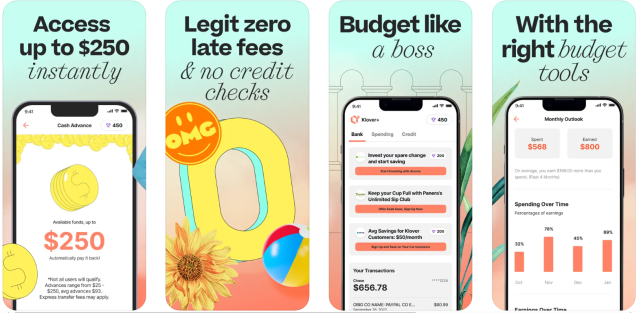 Klover app screenshot
