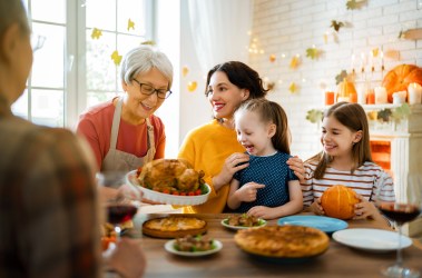 Family at Thanksgiving