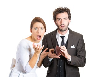 Couple shocked with empty wallet